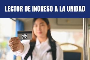 Express Bus - banner Lector de ingreso a la unidad